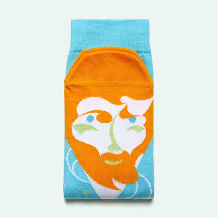 Jacquard Cotton Socks Men And Women Couple Skateboard High