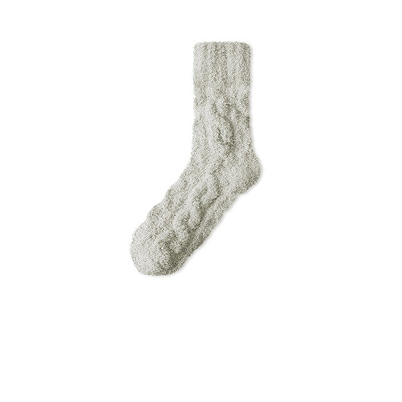 Coral Velvet For Male Home Room Socks Couple Style