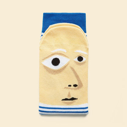 Jacquard Cotton Socks Men And Women Couple Skateboard High
