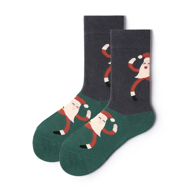 Cute illustration japanese couple in tube socks