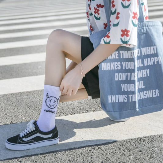 Couple personality autumn and winter trend socks