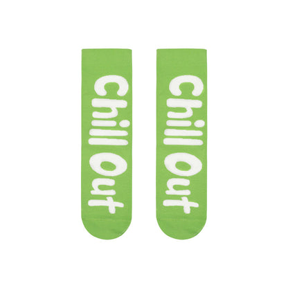Macaron Solid Color Couple Socks Women's Tube Socks