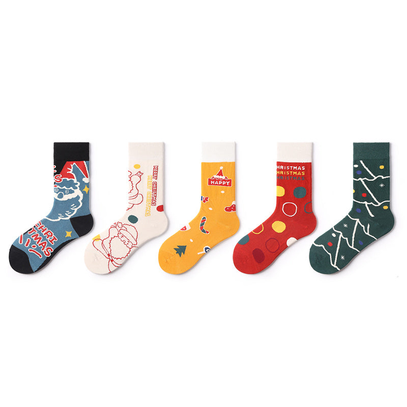 Cute illustration japanese couple in tube socks