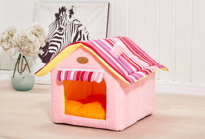 Striped Pet Bed