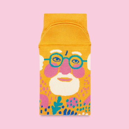 Personalized Cartoon Creative Fun Jacquard Trendy Socks Men And Women Couple Thigh High Socks