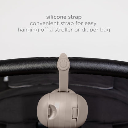 On-The-Go Dual Soother Pod, Keep'S Baby'S Binkies Clean and Accessible, Portable for Travel, Nappy Bag Accessory Must Have for Newborns, Taupe