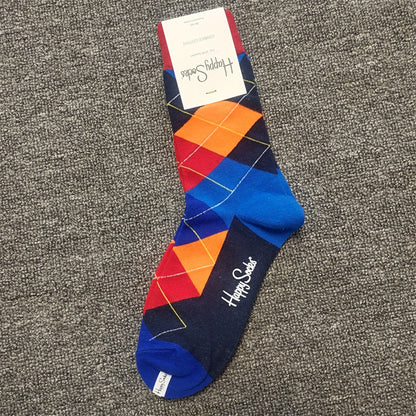 Mid-High Tube Trendy Socks Couple Cotton Sock