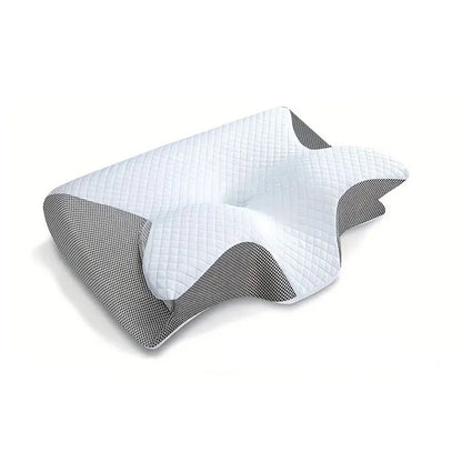 Ultimate Memory Foam Cervical Pillow – 2-in-1 Ergonomic Contour Design for Neck Pain Relief & Optimal Support