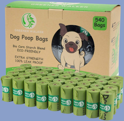 Biodegradable Dog Poo Bags (Green)