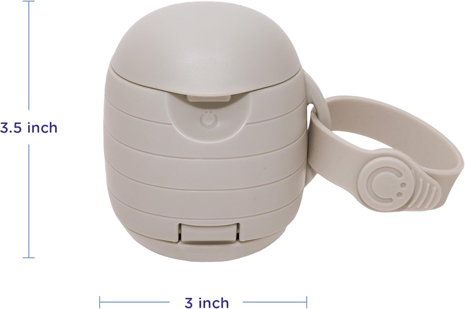 On-The-Go Dual Soother Pod, Keep'S Baby'S Binkies Clean and Accessible, Portable for Travel, Nappy Bag Accessory Must Have for Newborns, Taupe