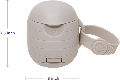 On-The-Go Dual Soother Pod, Keep'S Baby'S Binkies Clean and Accessible, Portable for Travel, Nappy Bag Accessory Must Have for Newborns, Taupe