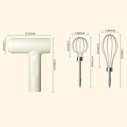 Electric Blender Electric Hand Mixer, Egg Beater, Household Small Electric Handheld Beater, Automatic Egg Beater, Cake Baking Mixer, Cookware, Kitchenware, Kitchen Accessories Kitchen Stuff Small Kitc