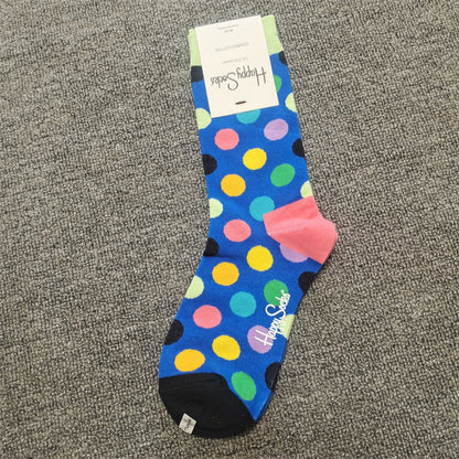 Mid-High Tube Trendy Socks Couple Cotton Sock