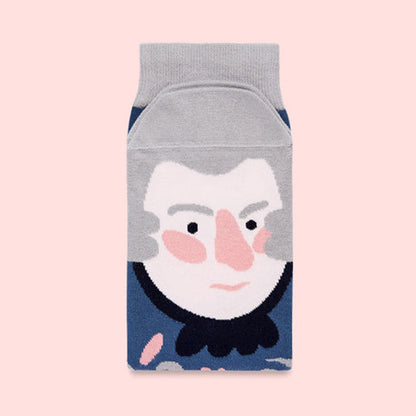 Jacquard Cotton Socks Men And Women Couple Skateboard High