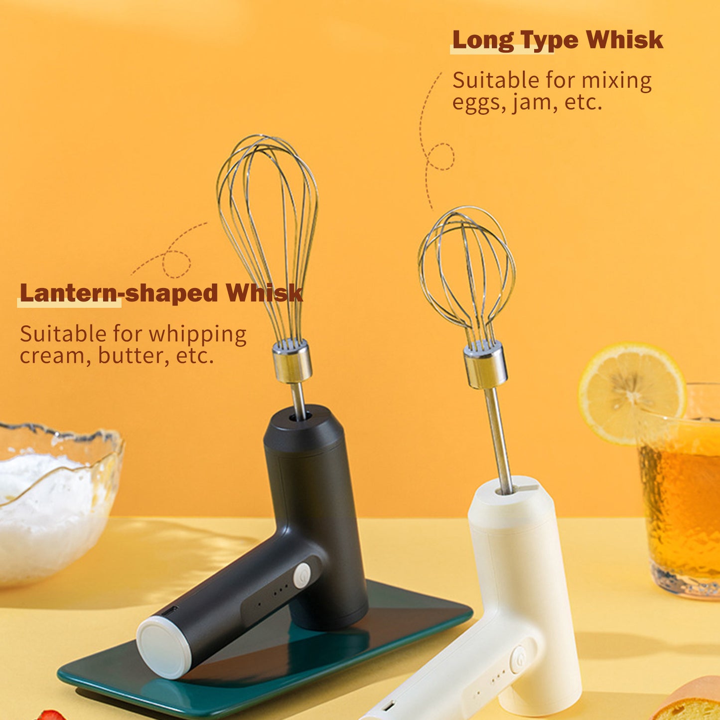 Electric Blender Electric Hand Mixer, Egg Beater, Household Small Electric Handheld Beater, Automatic Egg Beater, Cake Baking Mixer, Cookware, Kitchenware, Kitchen Accessories Kitchen Stuff Small Kitc